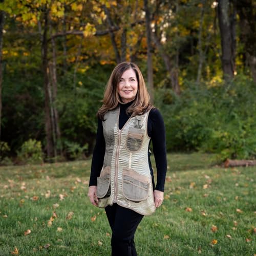 Wild Hare Shooting Gear Womens Comfort Fit Mesh Vest, Sage and Khaki3