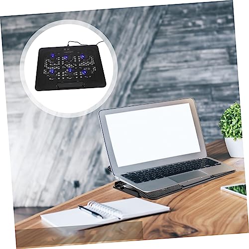 Base para laptop con ventiladores silenciosos y altura ajustable miniatura 5