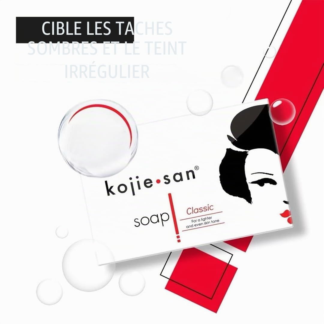 Kojie San Peau Éclairage Savon, 65 g (Lot de 3)