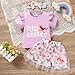 GRNSHTS Toddler Baby Kid Girls Big Sister Outfits Short Sleeve T-Shirt Top+Butterfly Tutu Skirt with Headband Clothing Set (Butterfly Purple, 2-3T)