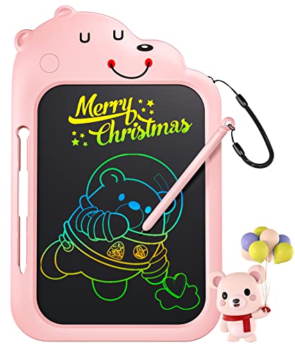 Dirrelo 8,5-Zoll LCD Schreibtafel, Maltafel Zaubertafel Kinder spielzeug ab 2 3 4 5 6 7 Jahre Mädchen Junge, Bunte Bildschirm Schreibtablett Kinder Mädchen Geschenke für Geburtstag Weihnachten Cover