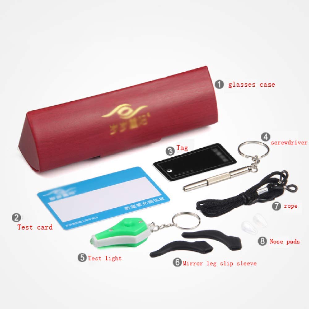 JRP Ultraligero Luz Anti-Azul Protección de Radiación Gafas de Lectura,Hd Resina Sra Protección para Los Ojos,Flexible Resistente Al Desgaste Cómodo/Negro / +2.5