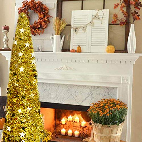 Kunstkerstbomen, kerstboom, kunstkerstdecoratie, boom, decoratieve boom, kunstboom met standaard, 150 cm, pvc, kerstboom, dennenboom, kerstboom (kunstkerstbomen, 150 cm) - Image 8