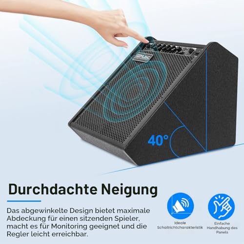 Coolmusic 100W Bluetooth Personal Monitor Verstärker Lautsprecher für elektrische...