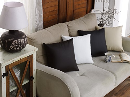 Texmania Dollaro Kunstleder Kissenbezüge in 4 Farben & 10 Größen Cover