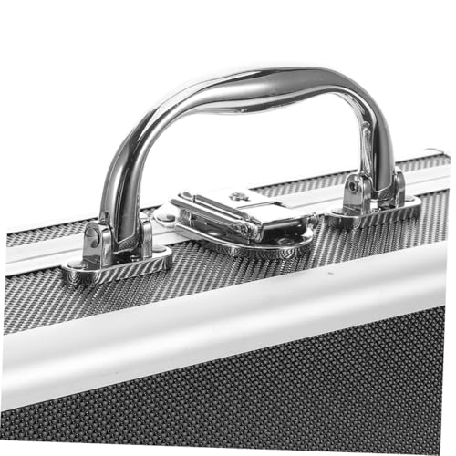 Boîte à outils en aluminium au design robuste avec fermetures