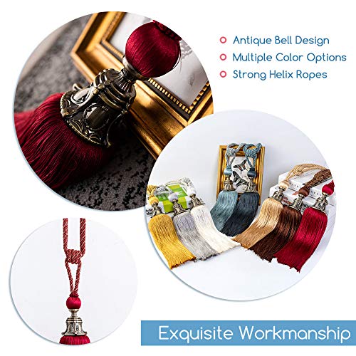 Melodieux Fermatende Nappa per Tenda 2 Pezzi