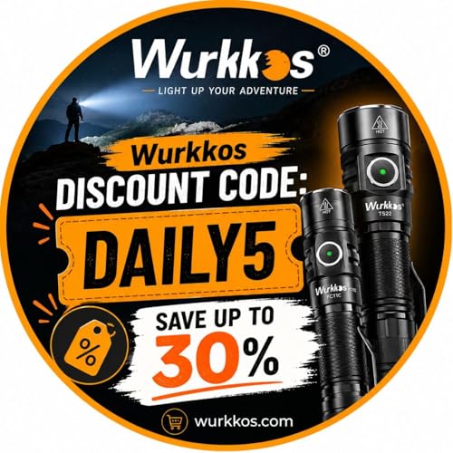 Wurkkos coupon code(DAILY5) &ndash; Enjoy Up To 30% Off High cover art