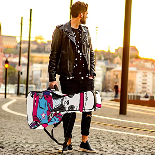 Hondank Housse de transport étanche pour guitare avec bandoulière réglable Motif panda Vert, Multicolore 03., 42.9×16… - Les Beatles, Paul McCartney, John Lennon, RIngo Starr, George Harrison Hondank Housse de transport étanche pour guitare avec bandoulière réglable Motif panda Vert, Multicolore 03., 42.9x16… – Image 7