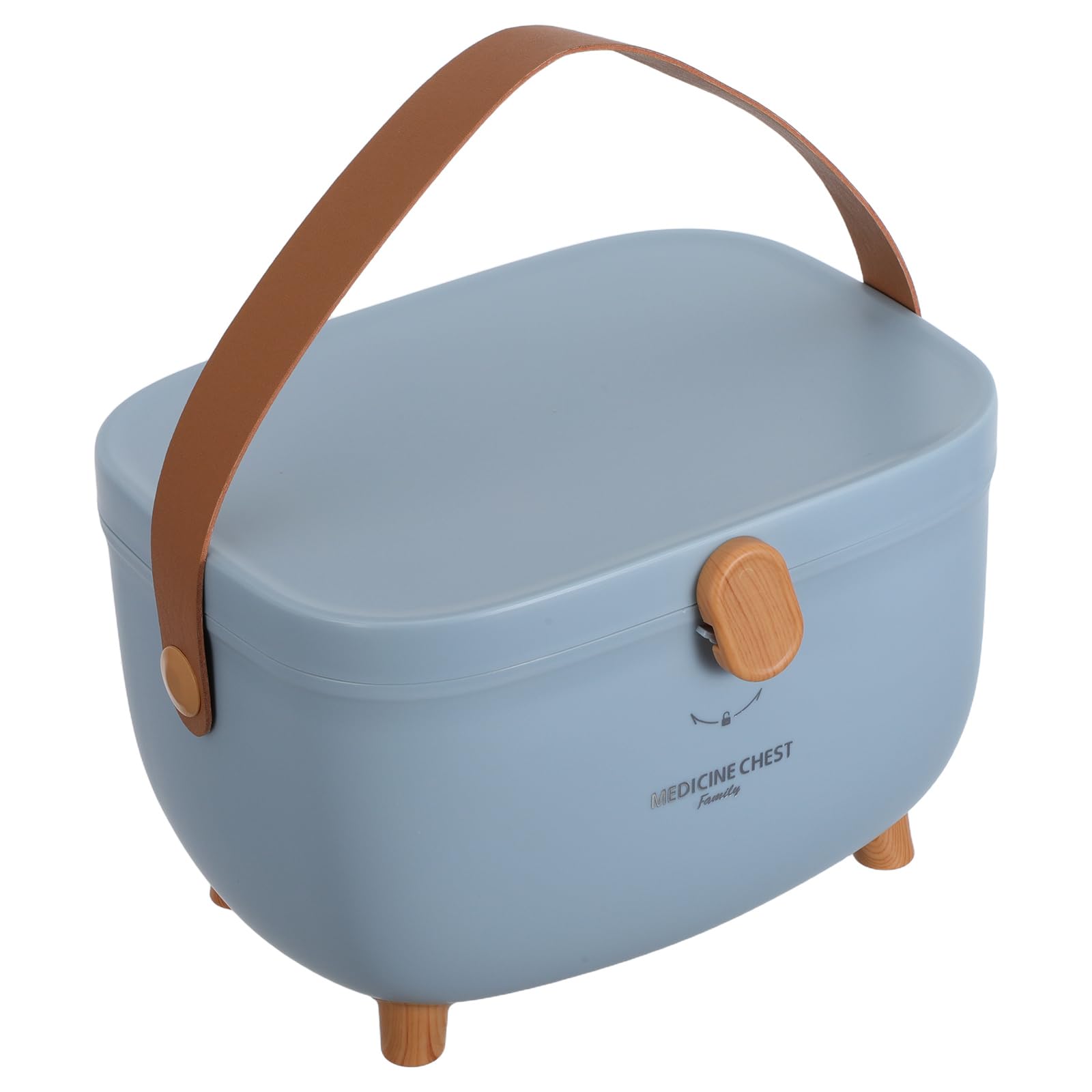 Boîte médicale multifonctionnelle bleu glacier à plusieurs niveaux - 8