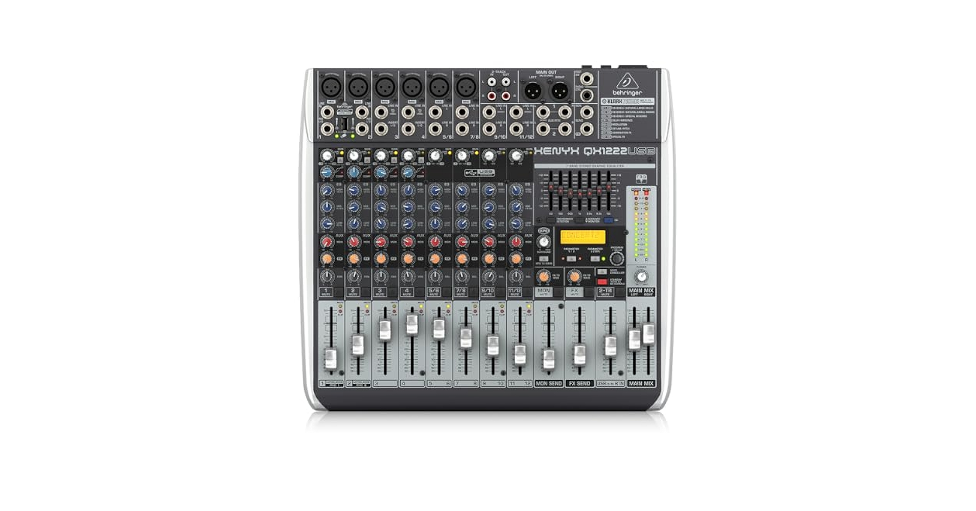 Amazon.com: Behringer XENYX QX1222USB Premium 16-Input 2/2