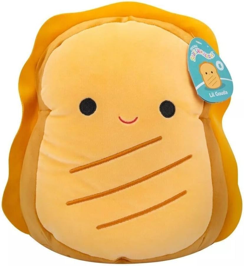 Squishmallows Original 11in Lil Gouda The Grilled Cheese – Official Jazwares Plush (Medium-Sized)