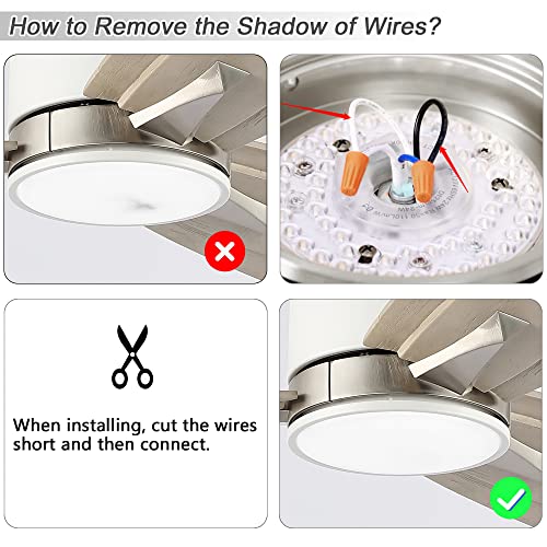 Ledlux 60 Inch Ceiling Fan With Light, Reversible Dc Motor, 6 Speed Remote Control, 3 Solid Wood Blades Ceiling Fan For Living Room/Bedroom/Kitchen (Walnut) #TOP7