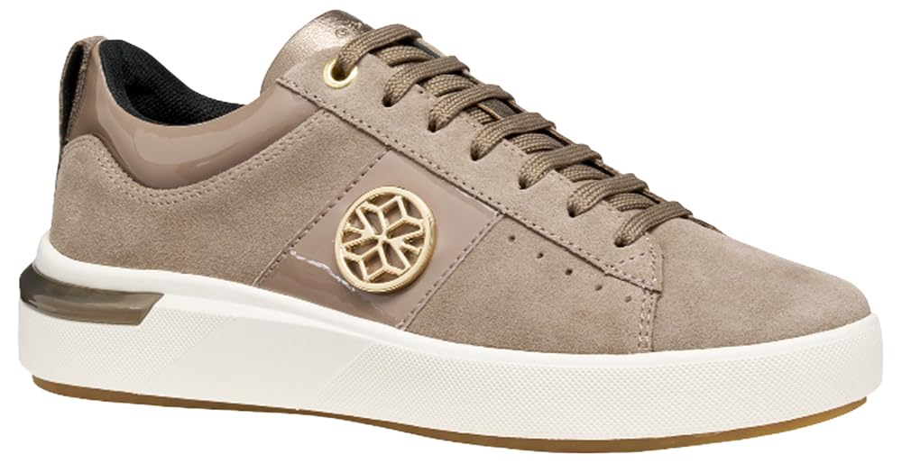 Geox Women D Dalyla Sneaker, Beige, 6 UK