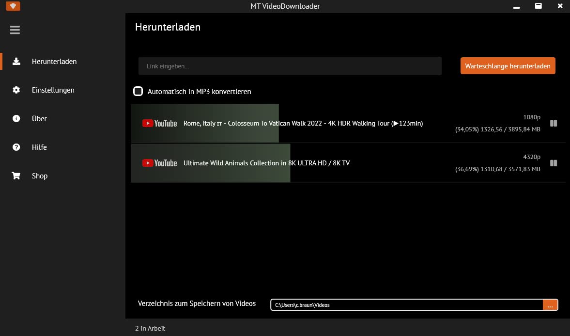 Video und Audio Downloader PRO 3 für YouTube, ARD, ZDF Mediatheken Filme und Musik direkt als MP3 oder MP4 speichern - Lebenslange Laufzeit für Windows 11, 10