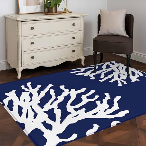 Tapete corredor 82x152 cm coral marino antideslizante