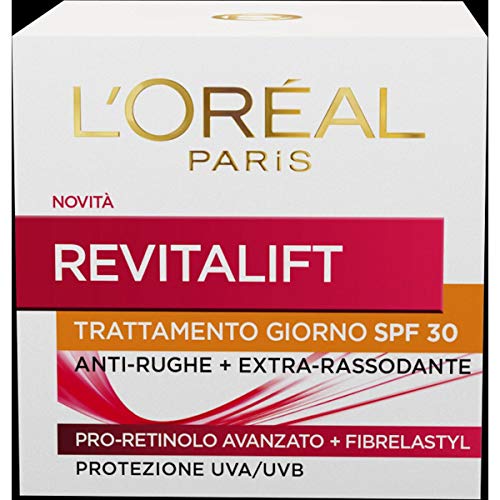 L'Oréal Paris Crema Viso Giorno Revitalift,...
