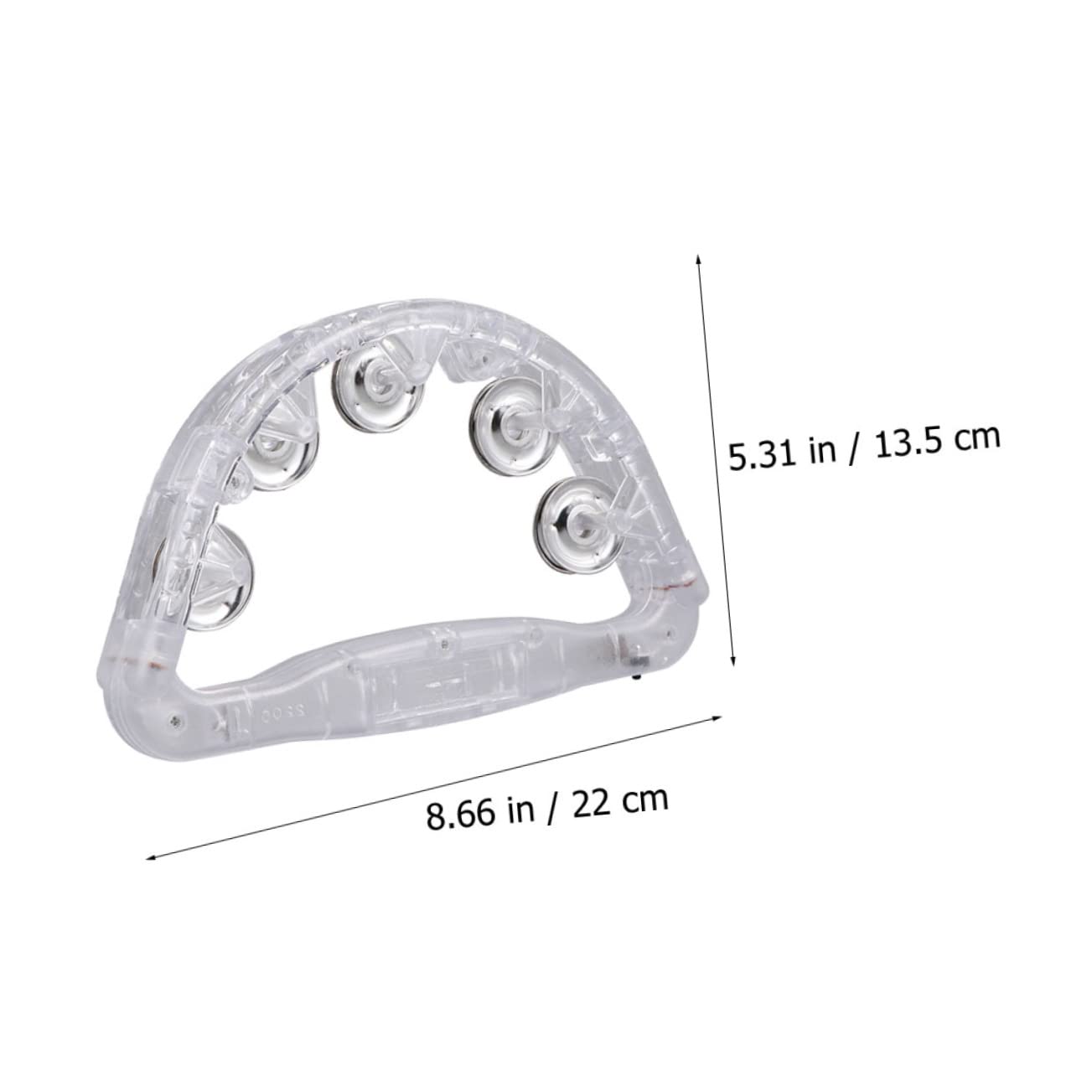 BRIGHTFUFU Luminous Handbell Musical Flashing Toys Led Jingle Bell for Parties Events