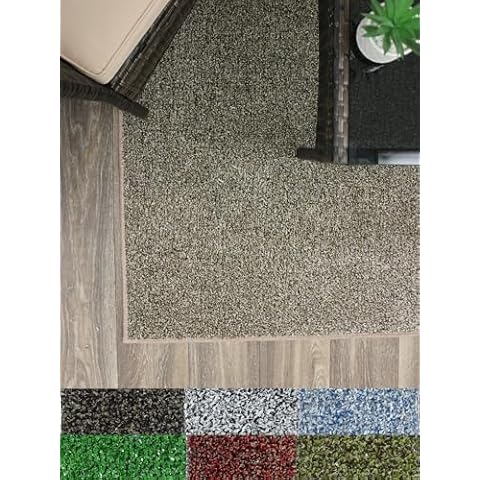 KOECKRITZ Rugs Outdoor Turf Grass Rug for Patio, Porch and Balcony | Tradeshow Artificial Grass | Weather-Resistant | Thin and Lightweight | Custom-Cut and Made to Order (2' - 7'9" FT Wide) Cover