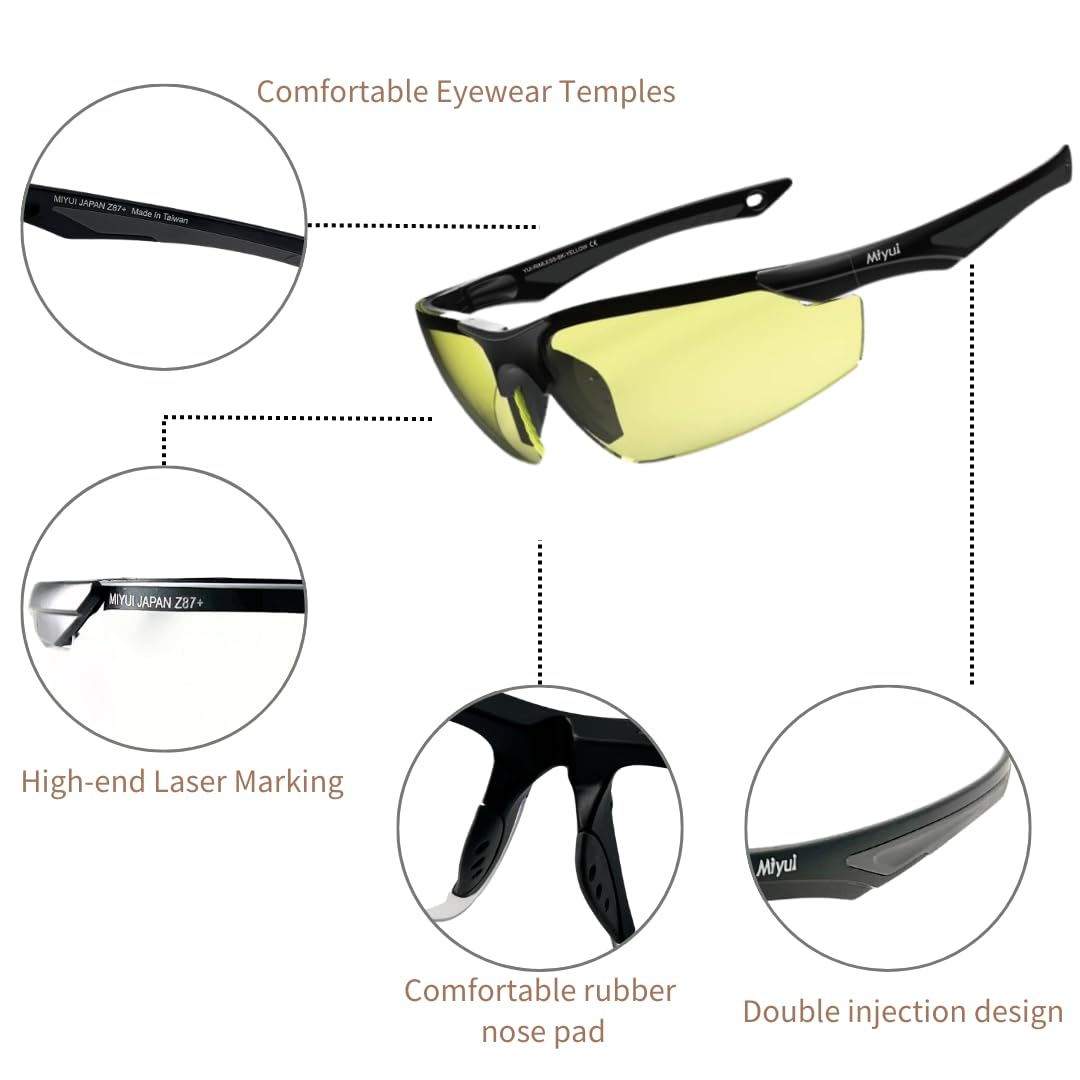Gafas de tiro antivaho, gafas de seguridad para hombres y mujeres