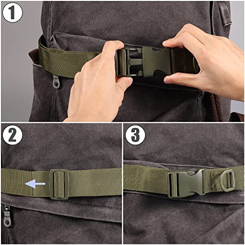 Image of Travel Belt, for Carry on Stylish and Adjustable Cinch Travel Belt for Women's and Men's Airport Travel Accessories (Green)