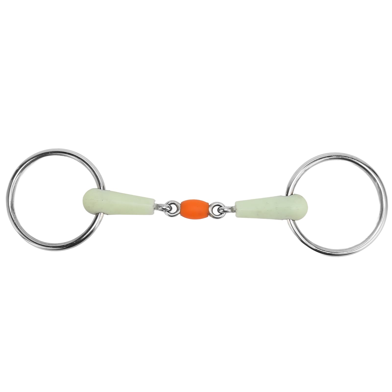 Filetto Ad Anello per Tutti Gli Usi, Filetto a Bocca di Cavallo in Acciaio Inossidabile con Sapore di Mela, Filetto a Bocca Larga, Filetto Ad Anello Sciolto a Doppio Giunto
