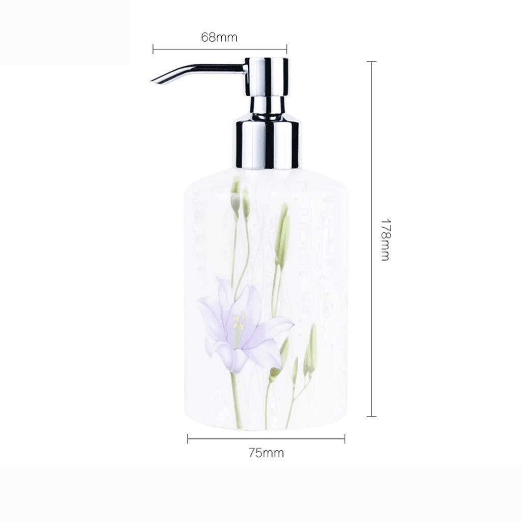 dispenser sapone/Dosatori per sapone liquido Ceramica Bottiglia Hand Sanitizer, creativo Bone China, Shower Gel bottiglia, hotel Salone di bellezza lozione, bottiglia Erogatore del Sapone/Dispenser di