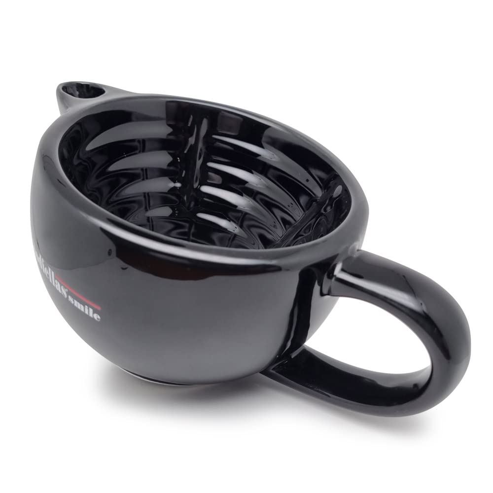 The Goodfellas' smile Scuttle Ciotola Barba in Cercamica Nera