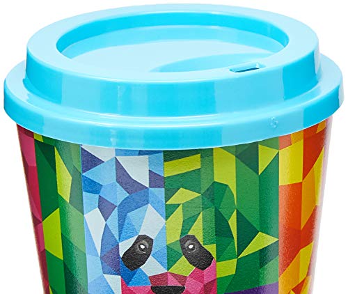 Copo Com Tampa Panda Soft Gift Multicor 650 ml