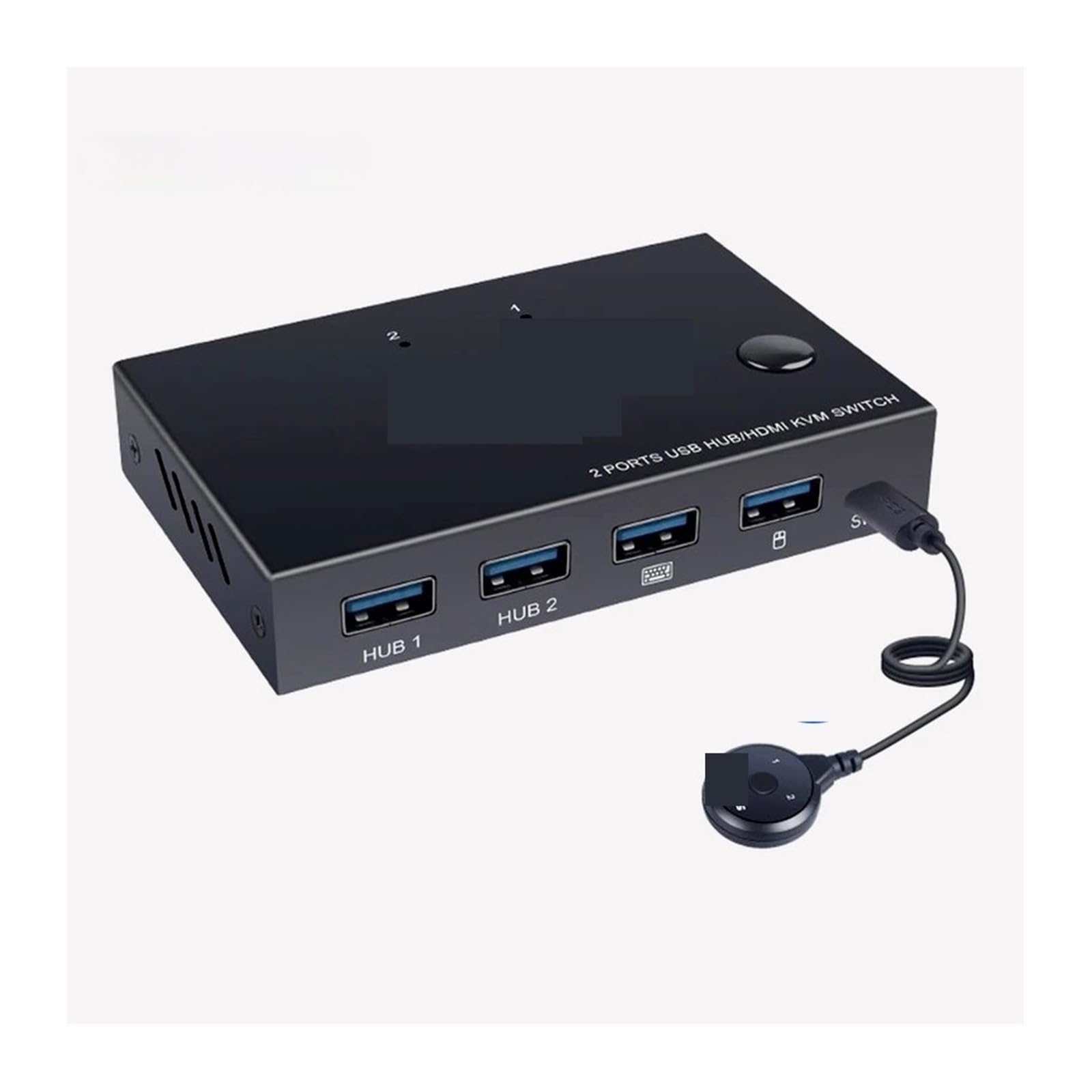 Conmutador KVM USB 4K contra el desorden de cables de teclado e impresora