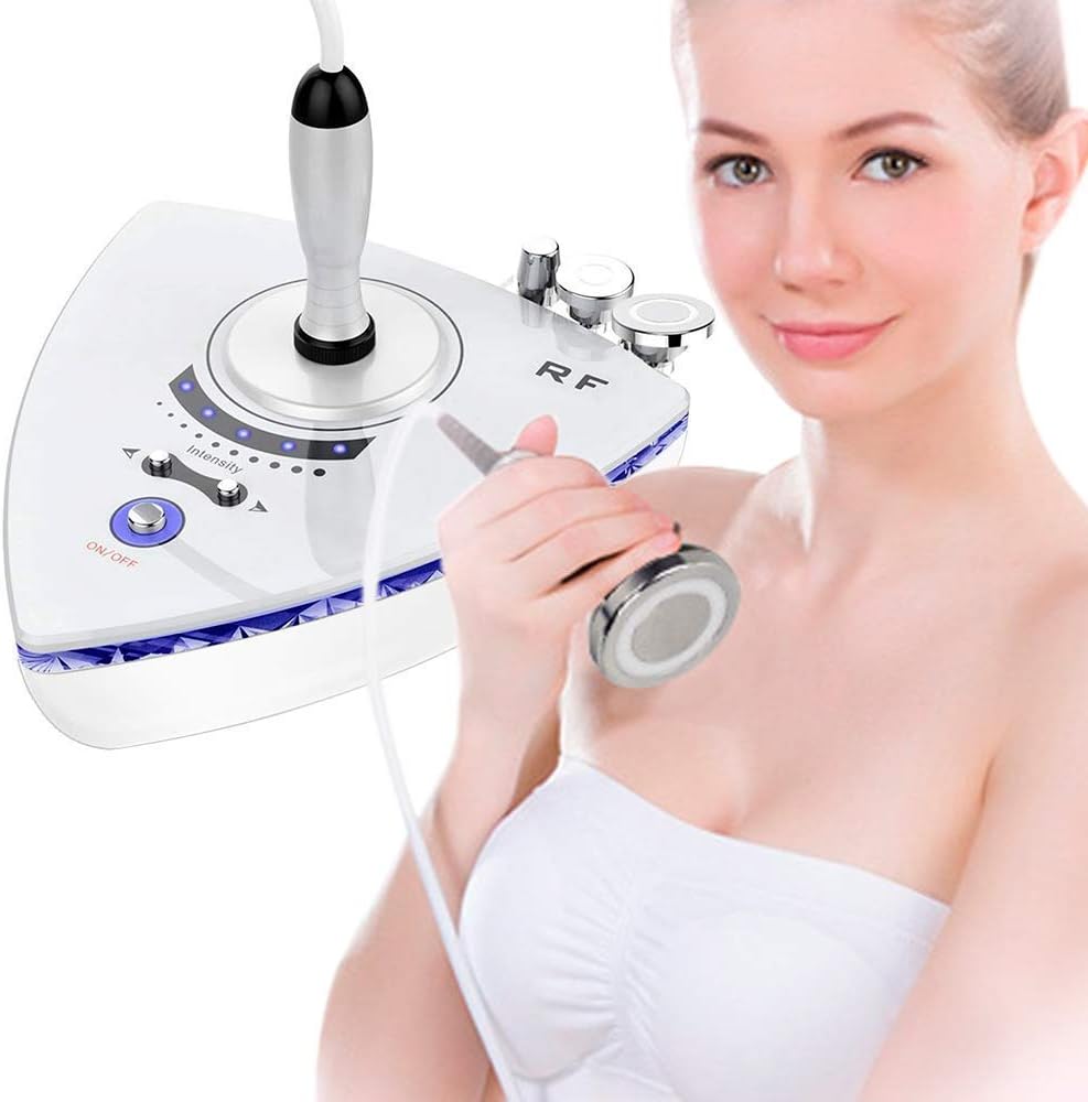SHENGLLA RF Radio Frequency Facial Machine, Beauty Star Home Use Portable Machine Eye Bags Removal and Body Slimming Removal Slim Weight Loss Machine