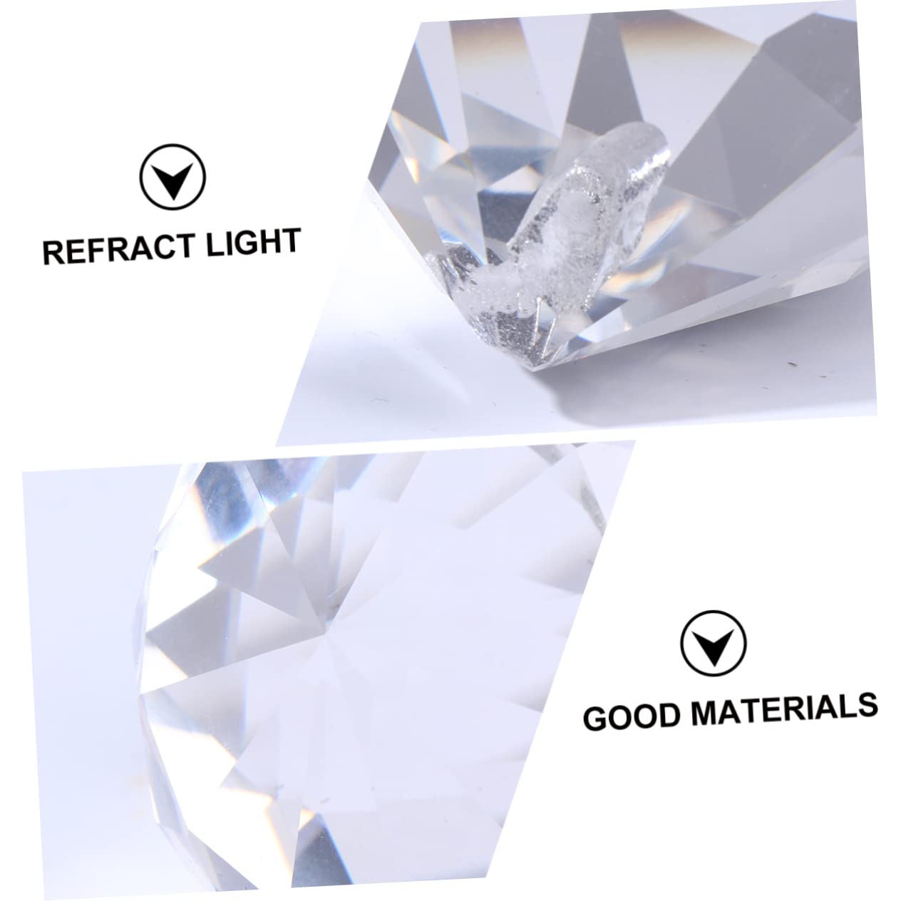 DECOMELODY DIY Craft Accessories Crystal Chandelier s Ball Prism Ball Pendants Chandelier Lighting