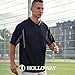 Holloway Mens Avenger Polo, X-Large, Black/Red