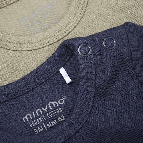 Minymo body LS ropa interior infantil de algodón manga larga pack 2 3