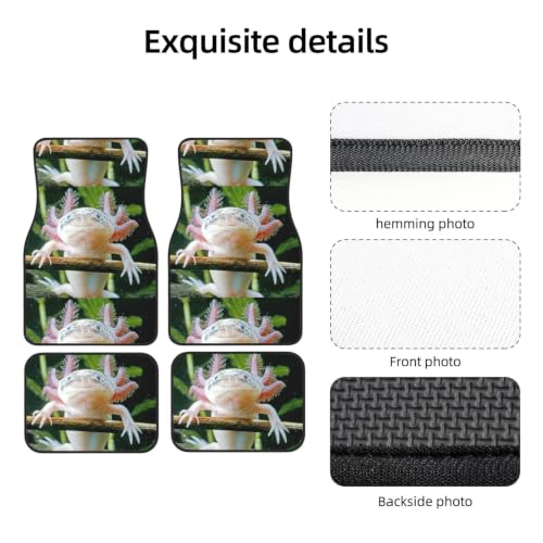 Alfombrillas para coche de ajolote evitan manchas neopreno lavable para proteger el suelo 3