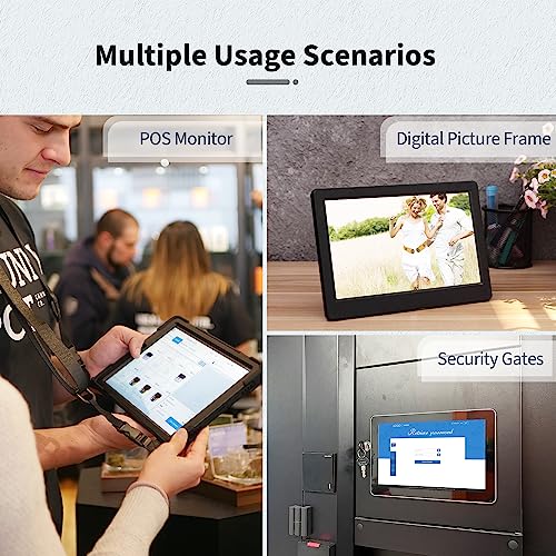 Image of 23.8 inch Touch Screen PC Monitor, Intel i3, 4GB RAM, 128G SSD, 16:9 FHD 1080P, Windows 10, Smart Board for Classroom, Meeting & Game, USB, VGA & HDMI Monitor