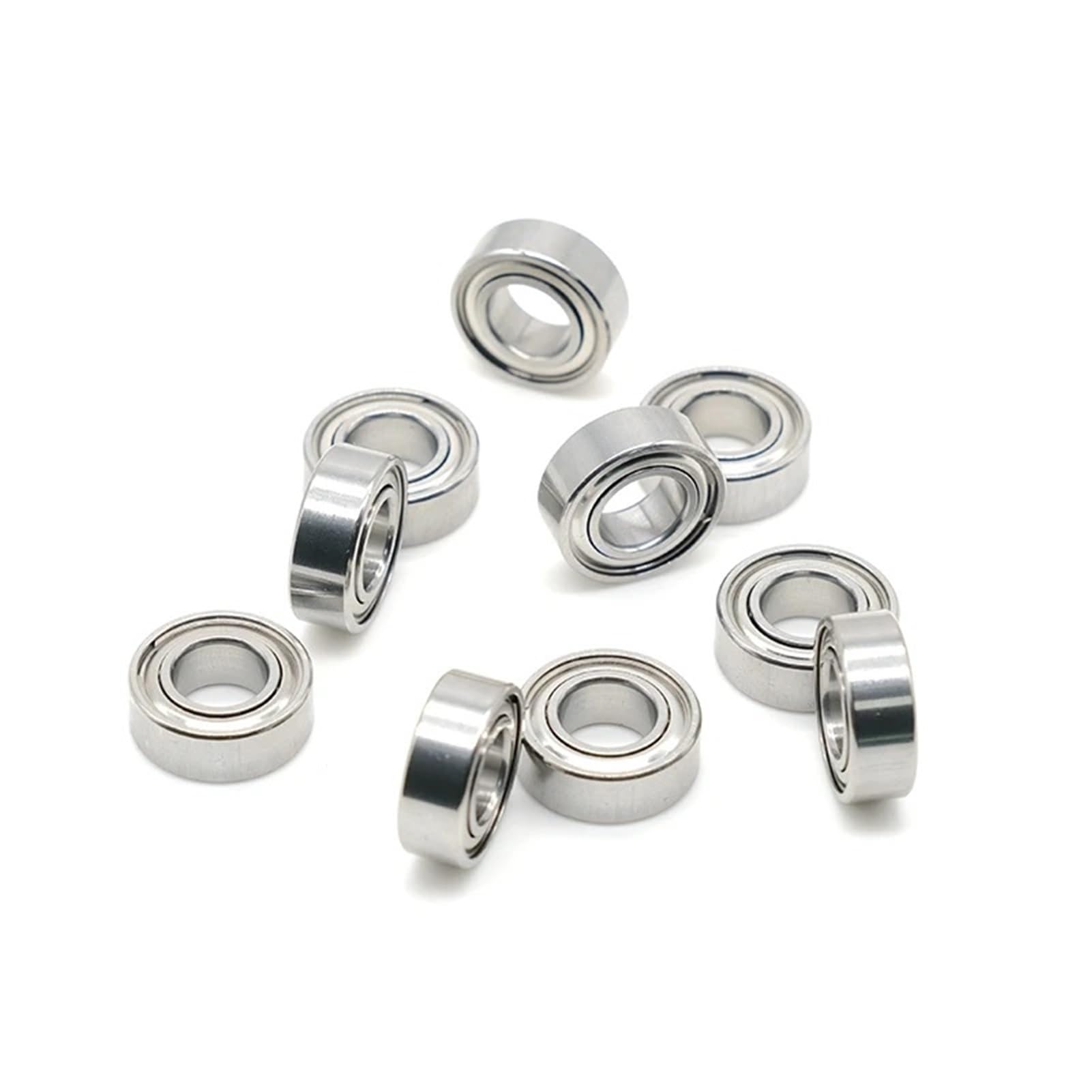 Cojinetes de bolas de ranura profunda 10P687ZZ miniaturas para piezas de 7x14x5 7