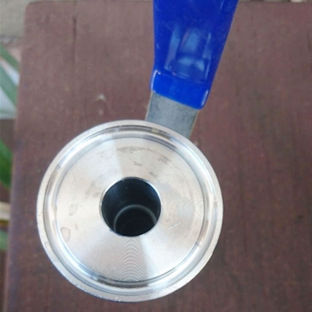 conexión rápida de la válvula de Bola, 3/4" 19mm 304 Stainless Steel Sanitary Ball Valve Tri Clamp Ferrule Type, For Homebrew Diary Product