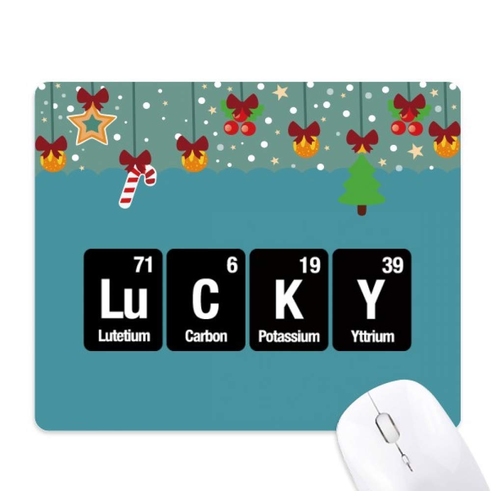 Tapis de souris tableau périodique en caoutchouc pour bureau Lucky