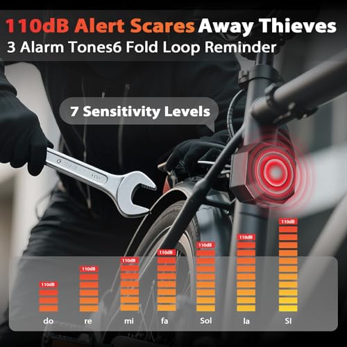 FODAHRWS Electric Scooter Lock with Alarm