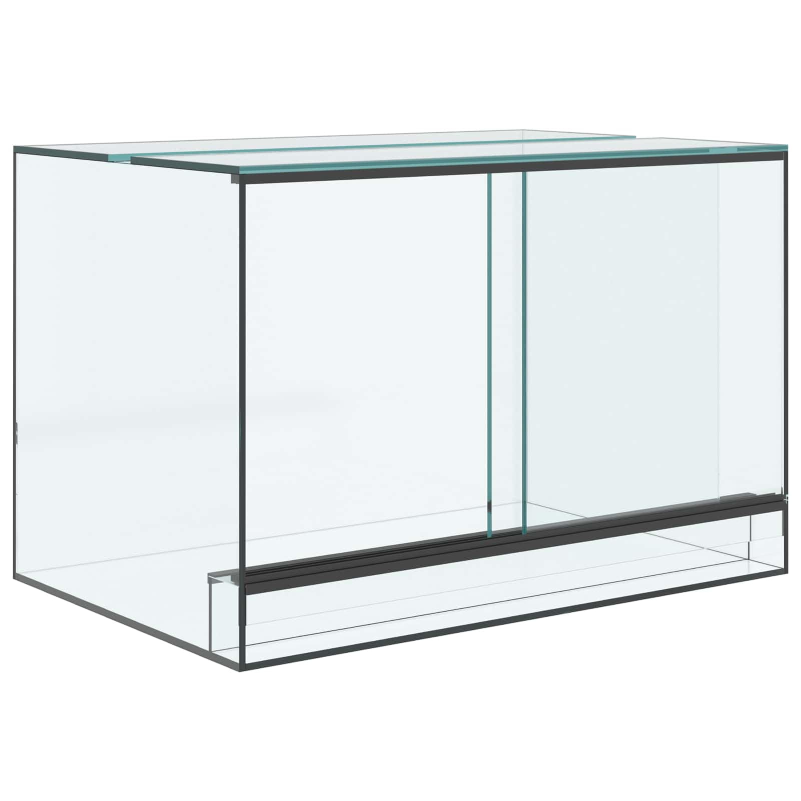 Glas Terrarium Reptilien Amphibien Weiß 60x40x40 cm Innen-Außen Model42020391