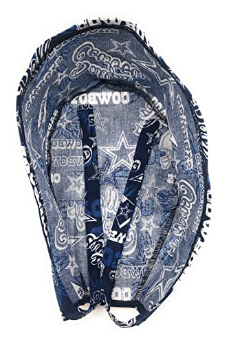 Gorro Scrub Sports Teams Ball De Algodón Azul miniatura 4
