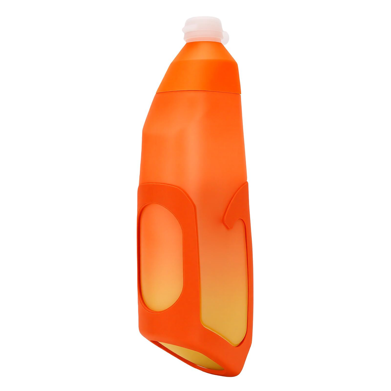 Set Supporto Borraccia Aerodinamico, Portaborraccia per Ciclismo, 680 Ml | Gabbia Leggera in Fibra di Carbonio, Beccuccio in Silicone Alimentare, Borraccia Comprimibile e Presa su Terreni Sconnessi
