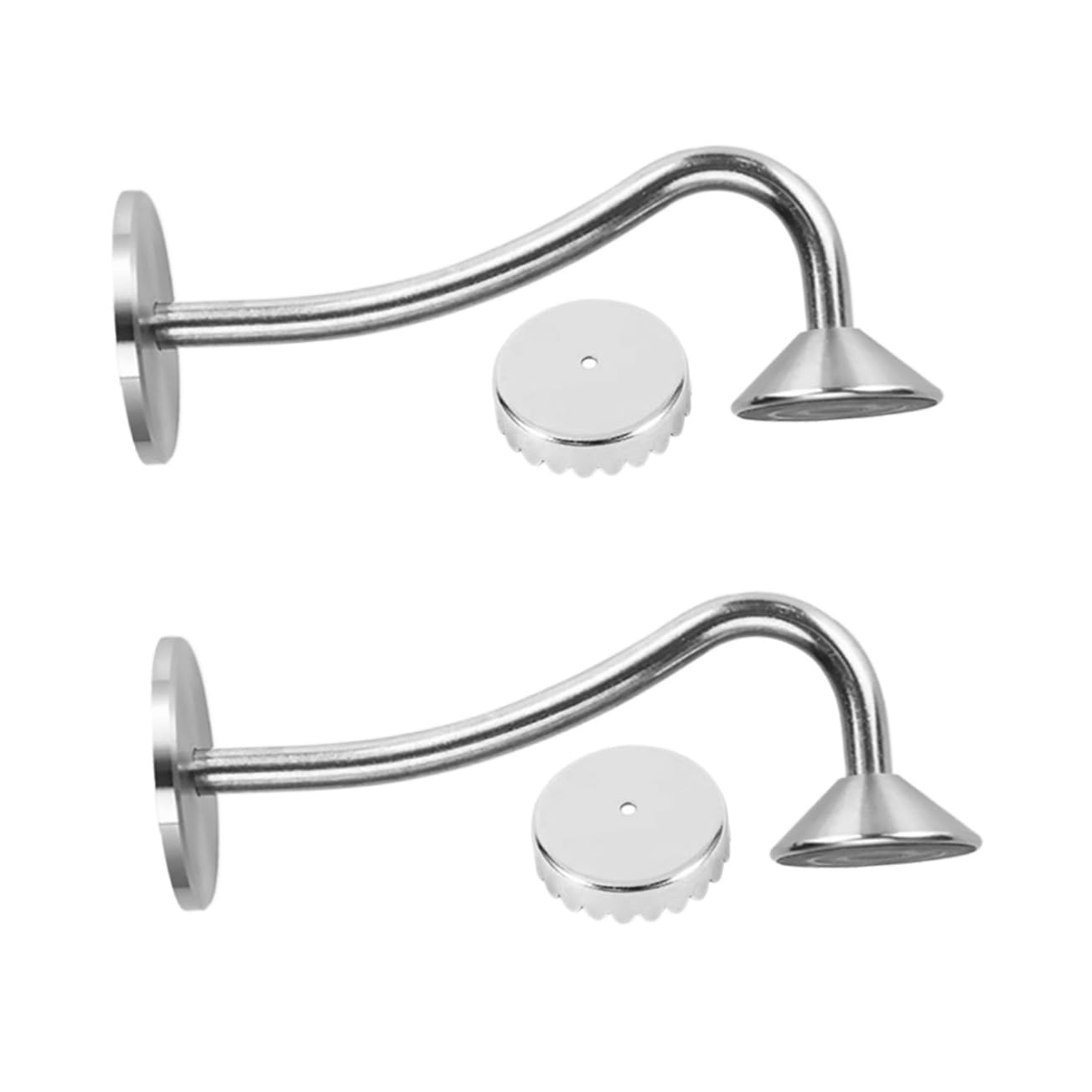 2piezas Soporte De Jabón Magnético De Inoxidable para Montaje Pared Organizador para Ducha Baño y Cocina Resistente Drenaje
