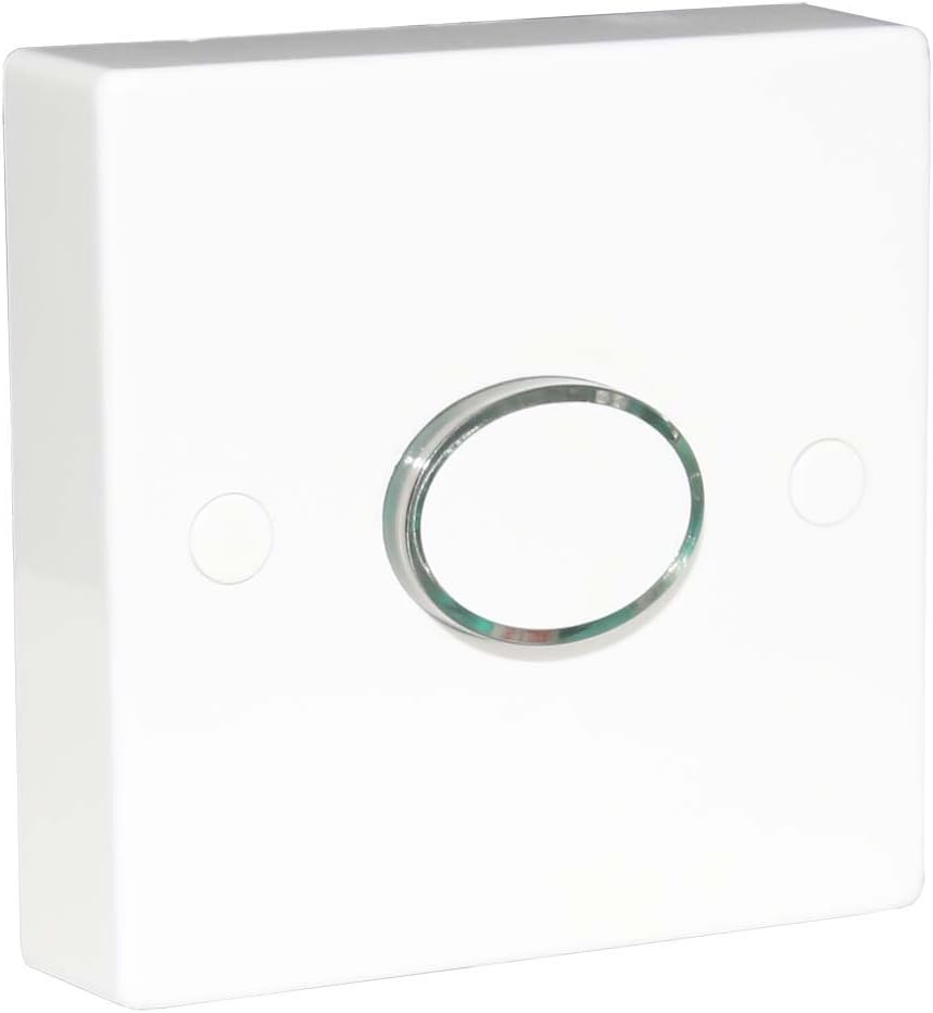 6A illuminated timer switch rundown time lag energy saving, 12sec-12min adjustable 2 Wire