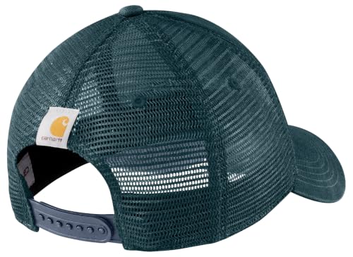 Image of Carhartt Men's Canvas Mesh-Back Logo Graphic Cap