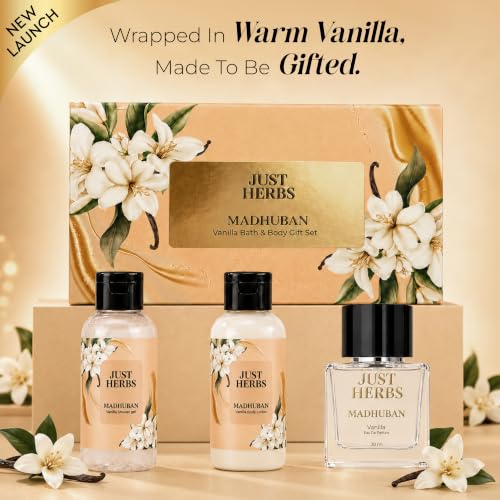 Image of Just Herbs Bath & Body Madhuban Gift Set for Women