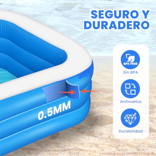 El mejor review de Inflable familiar tamaño jumbo disponible en línea. 5 Imagen adicional
