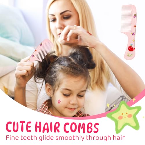 Set de Peines Para Bebés Niñas 8 Piezas Mini Plástico miniatura 3