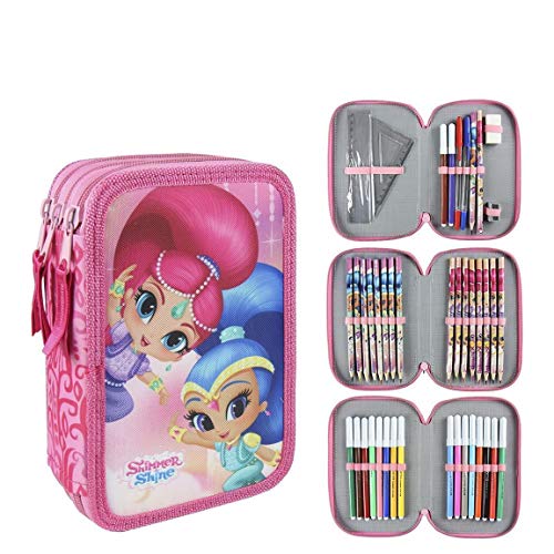 Shimmer and Shine Shimmer and Shine-2700000240 Plumier, Multicolor, 19 cm (Artesanía Cerdá CD-27-0240)